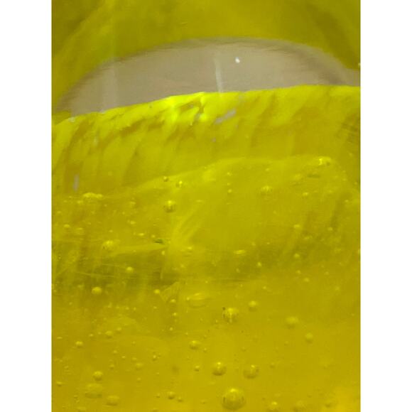 K's Collection Set Of 2 Paperweights Yellow/Orange Swirl Good Used Condition - Picture 3 of 12